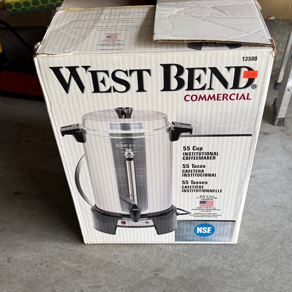 West Bend Commercial Coffee Maker - Silver - Picture 1 of 4